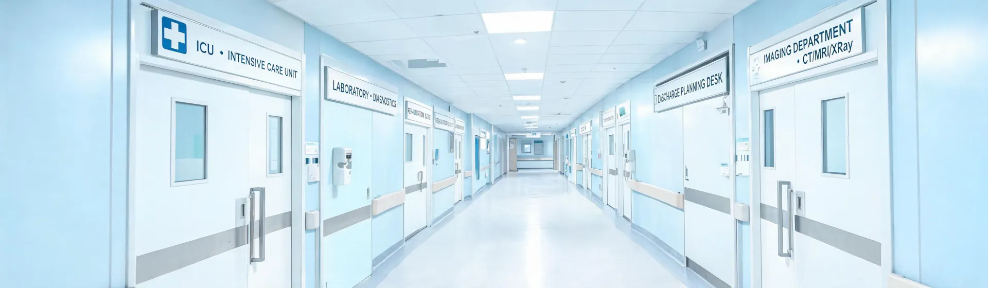 Modern hospital care setting